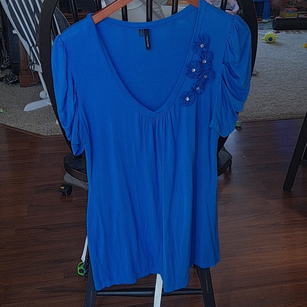Maurices blue top